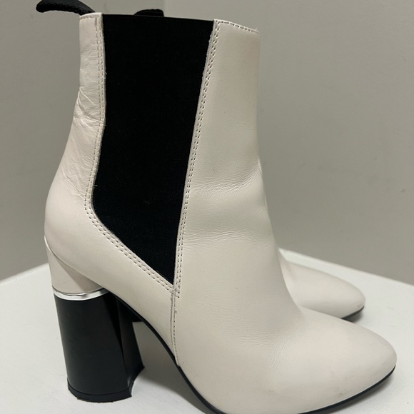 3.1 Phillip Lim Drum White Chelsea Bootie - Picture 1 of 12